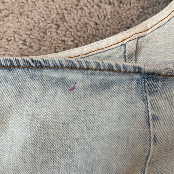 WeWoreWhat Cut-Out Denim Mini Skirt | Size Medium - Picture 9 of 9